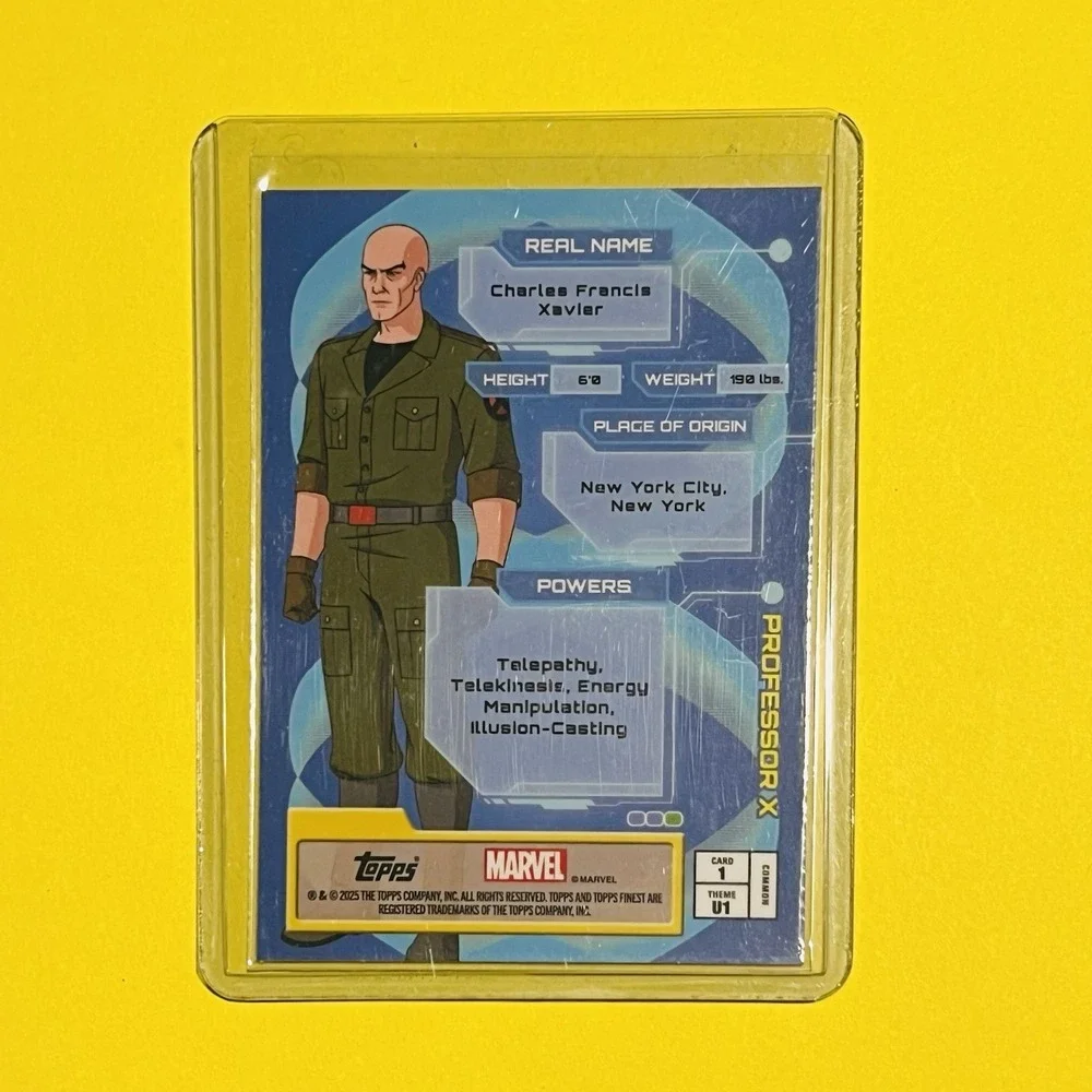 2025 Topps Finest X-Men‎ '97 Professor X Ultimates #1 Card Common